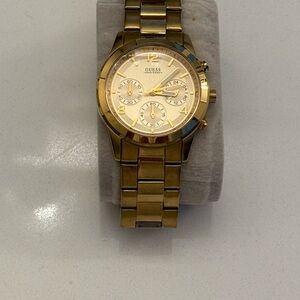 Guess Gold-Tone Multifunction Watch